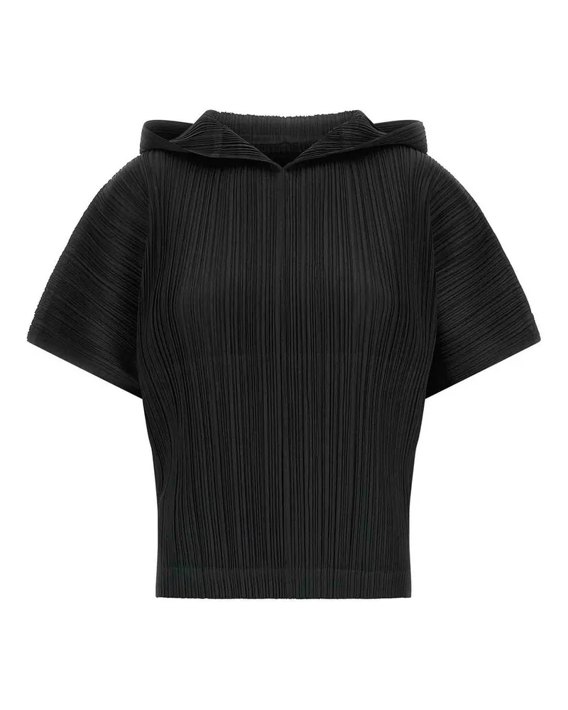 Issey Miyake Top - Schwarz Schwarz