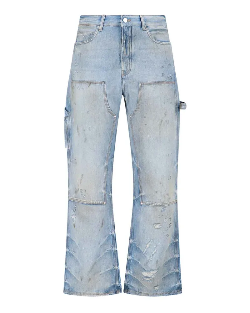 Amiri Bootcut Jeans - Blau Blau