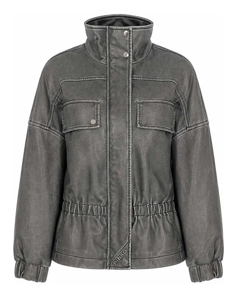 Pinko Kurzer Mantel - Grau Grau