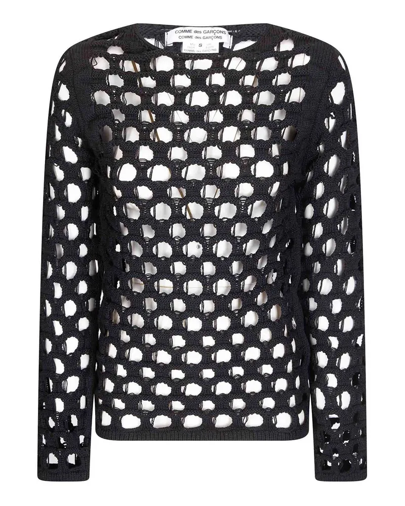 Comme des Garçons Rundhalspullover - Schwarz Schwarz