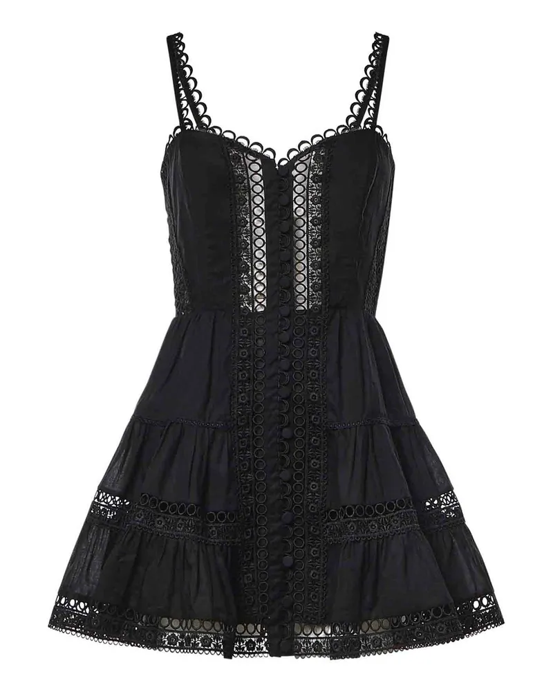 Charo Ruiz Kurzes Kleid - Schwarz Schwarz