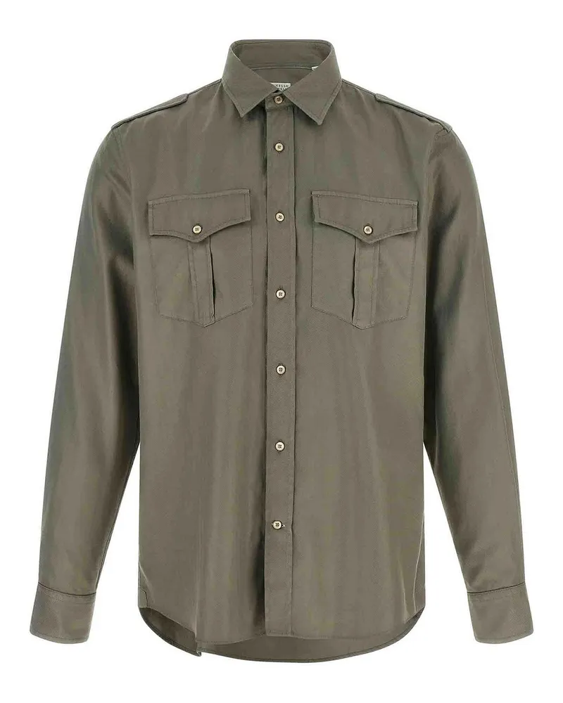 Brunello Cucinelli Hemd - Grün Grün