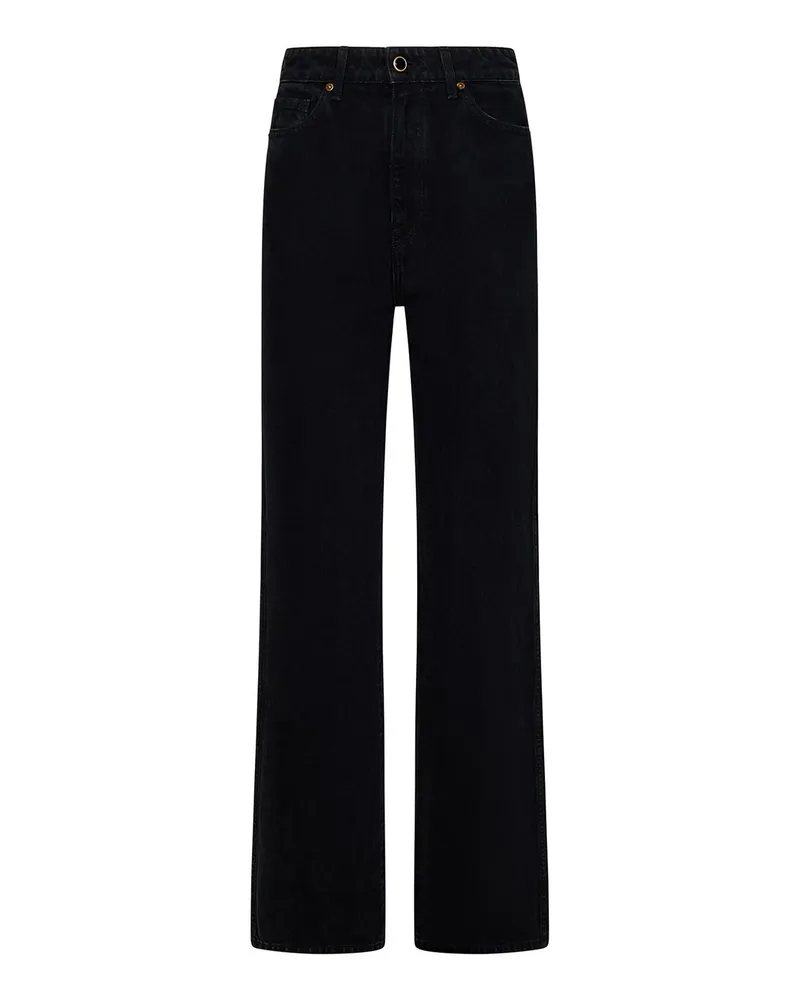 KHAITE Bootcut Jeans - Schwarz Schwarz