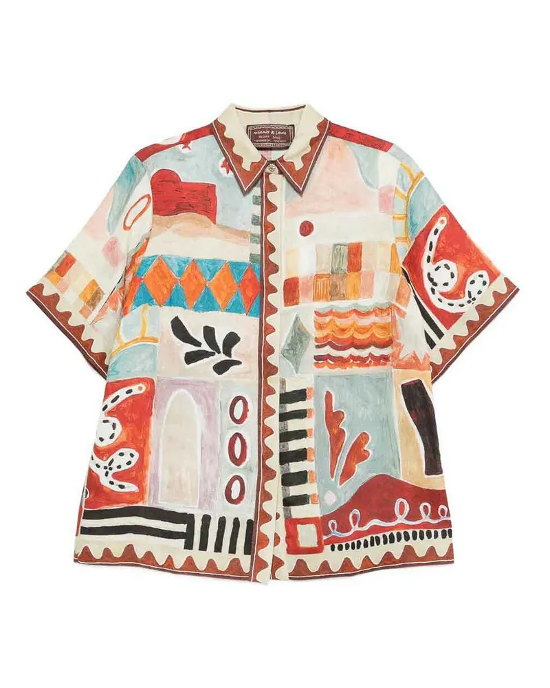 ALEMAIS Hemd - Blau Blau