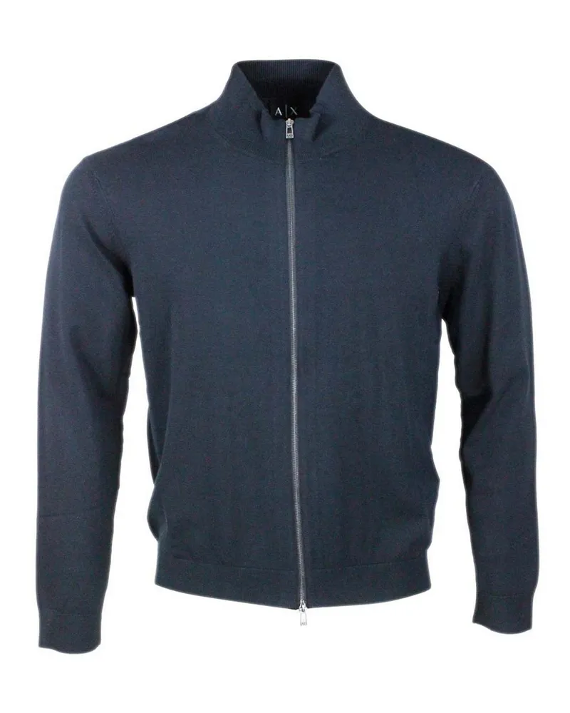 Armani Exchange Rundhalspullover - Blau Blau