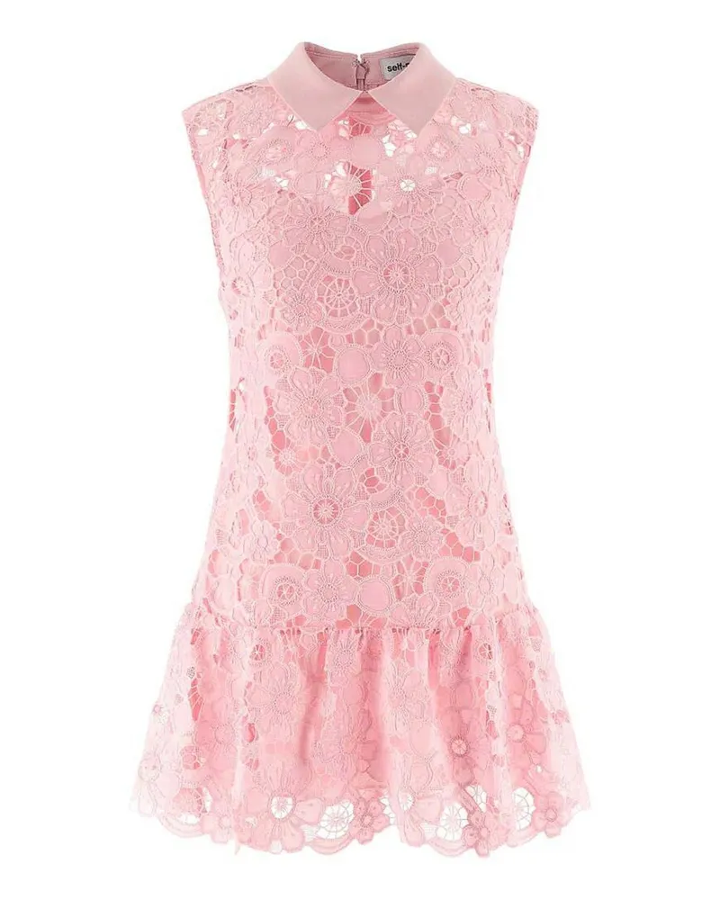 Self-Portrait Kurzes Kleid - Nude Nude