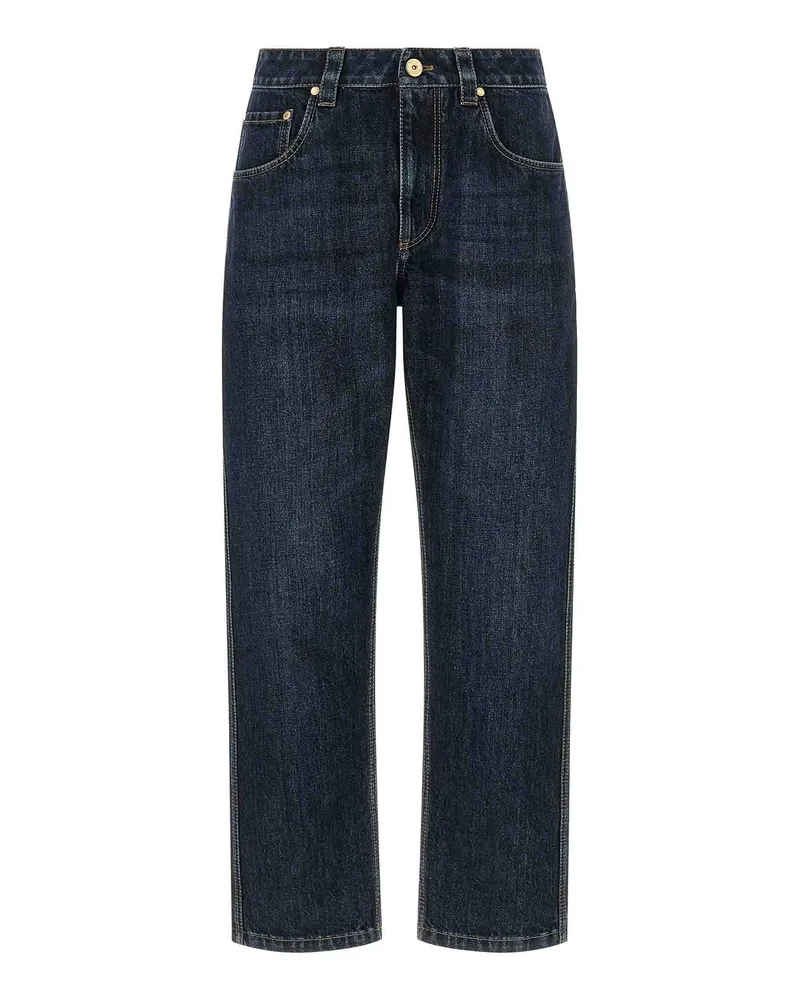 Brunello Cucinelli Straight Leg Jeans - Blau Blau