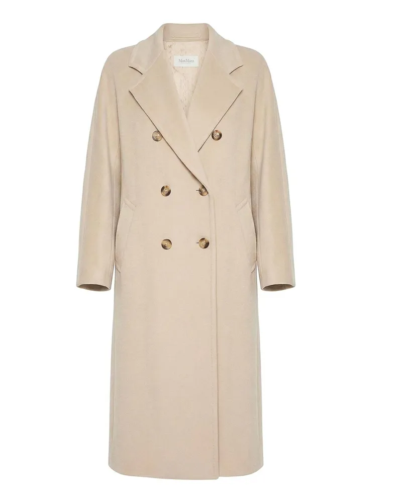 Max Mara Knielanger Mantel - Beige Beige
