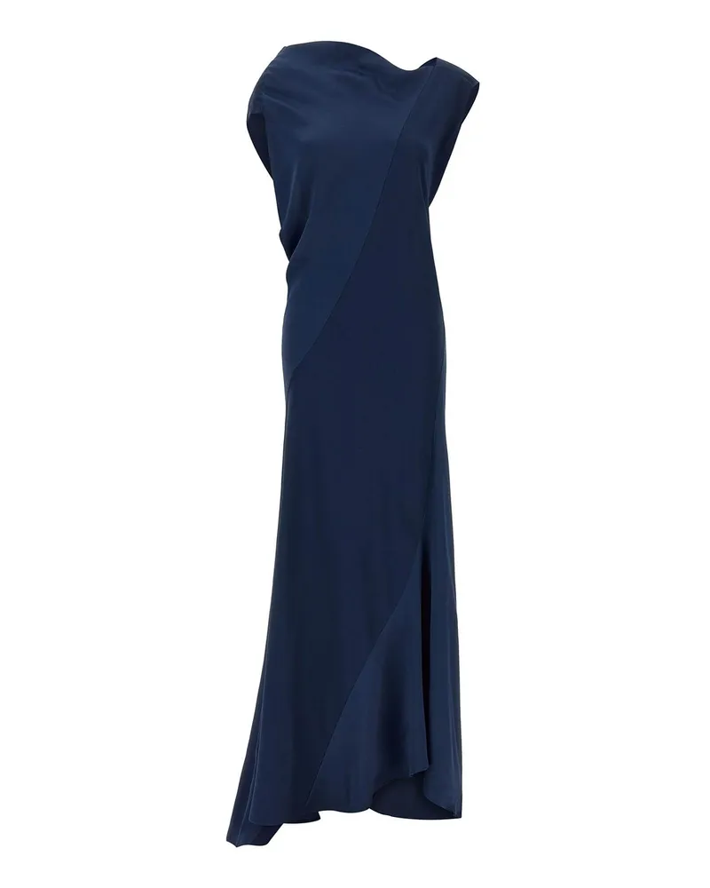 Alberta Ferretti Knielanges Kleid - Blau Blau
