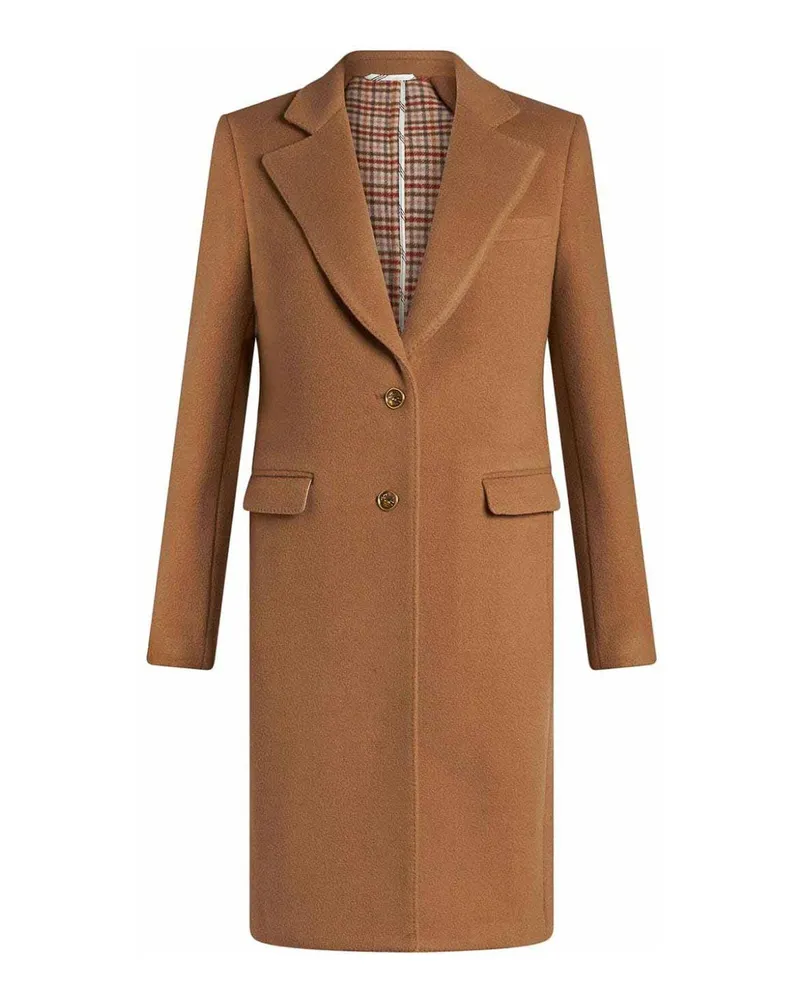 Etro Kurzer Mantel - Camel Camel