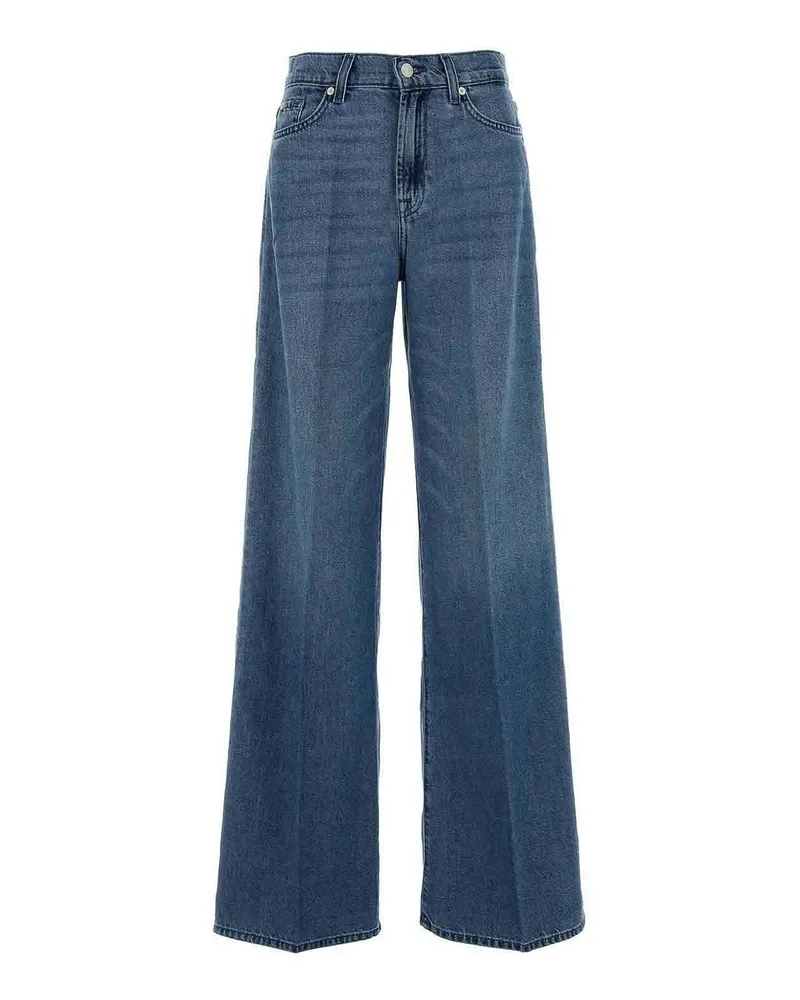 7 for all mankind Straight Leg Jeans - Blau Blau