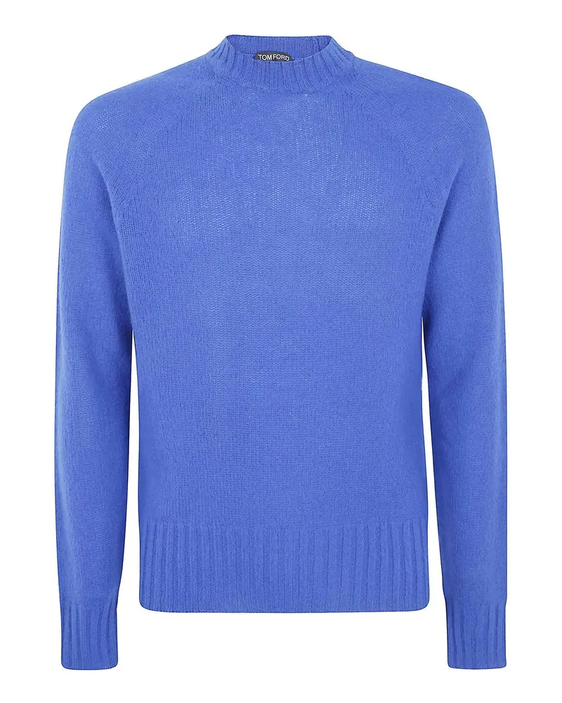Tom Ford Rundhalspullover - Blau Blau