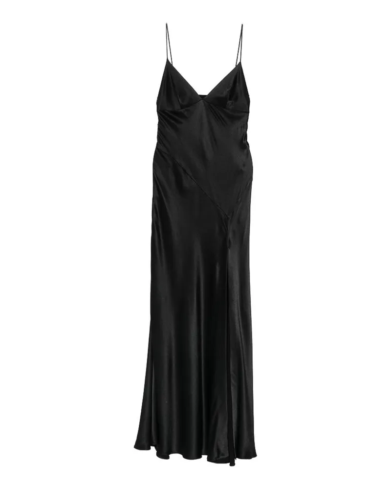 Alberta Ferretti Maxikleid - Schwarz Schwarz