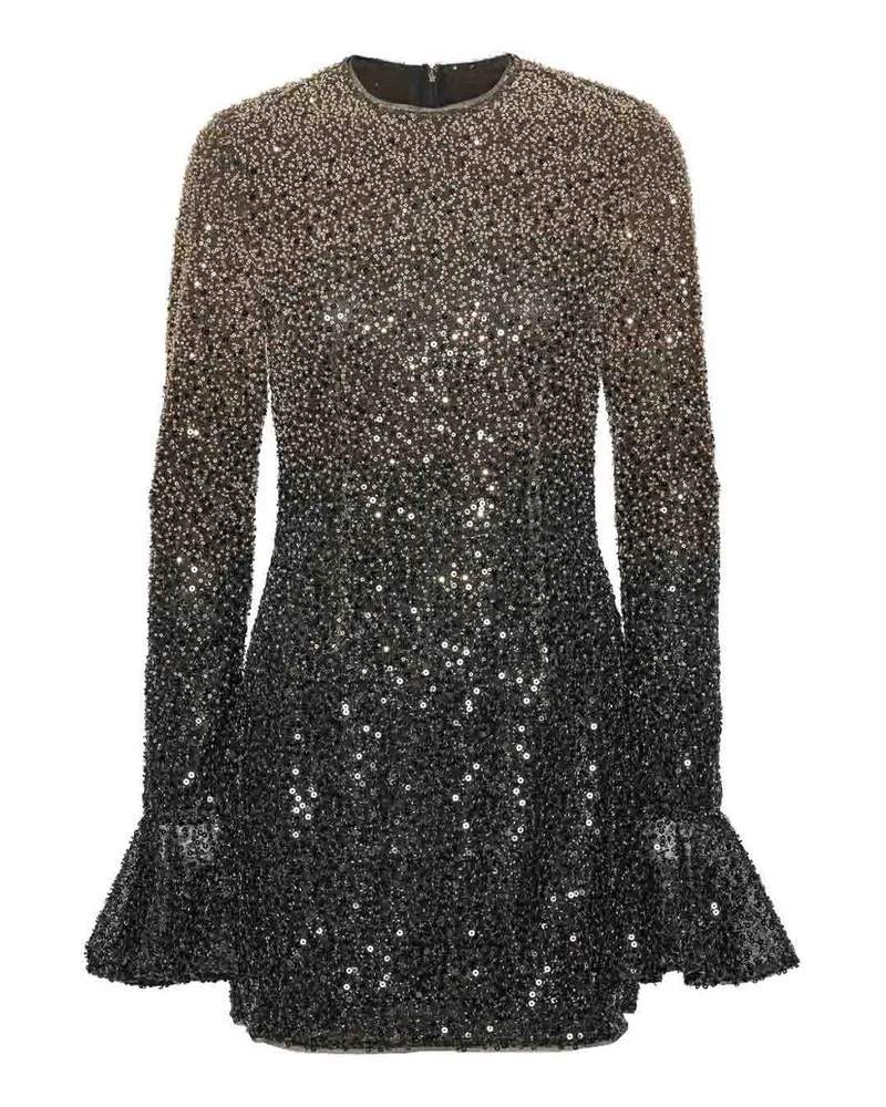 ROTATE Birger Christensen Knielanges Kleid - Grau Grau