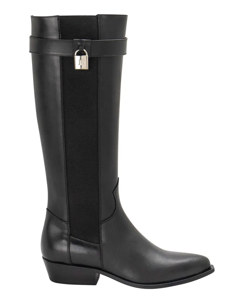 John Richmond Stiefel - Schwarz Schwarz