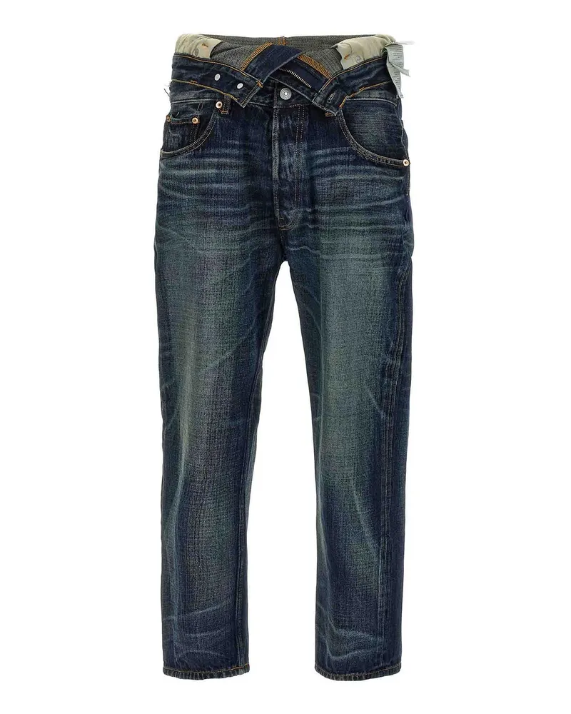 Junya Watanabe Bootcut Jeans - Blau Blau