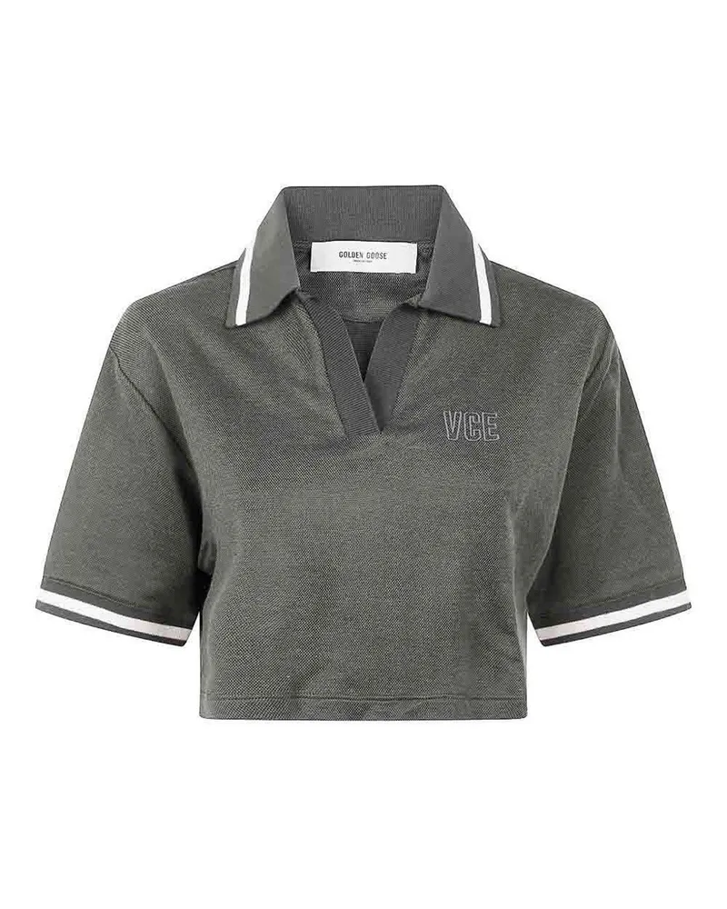 Golden Goose Poloshirt - Grün Grün