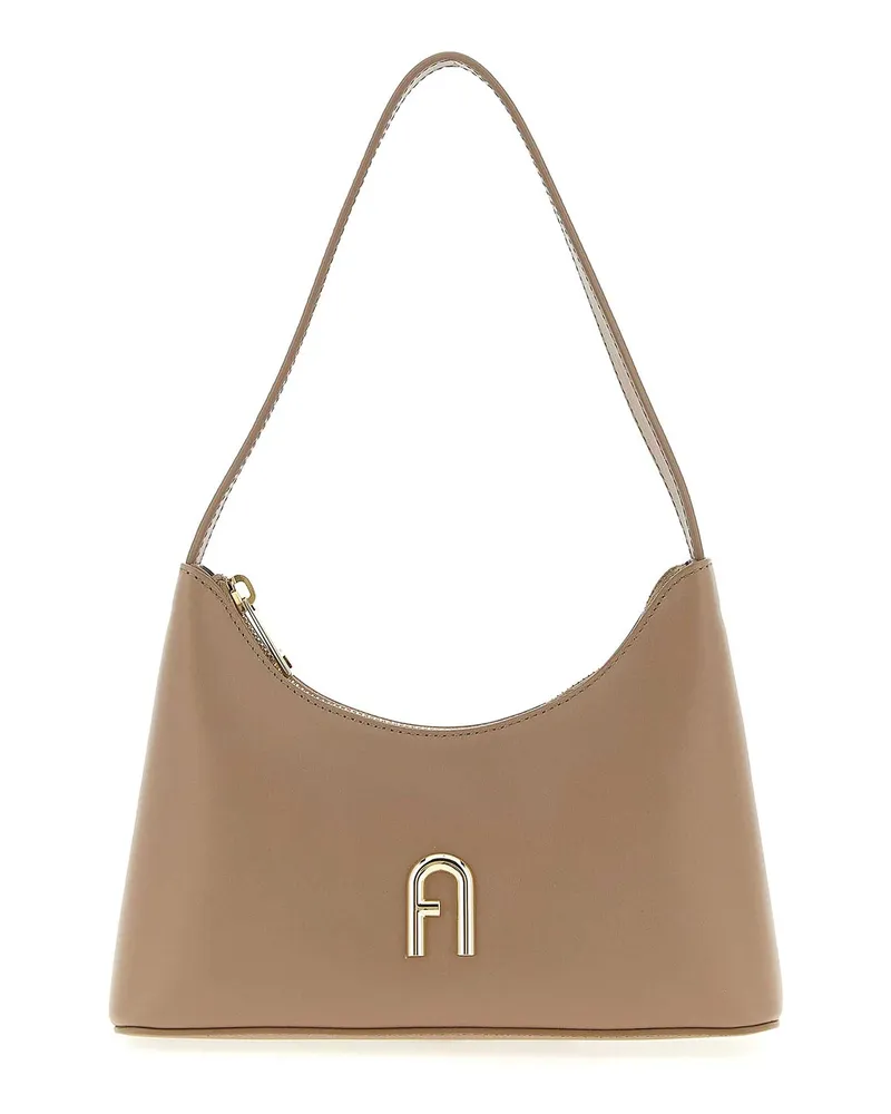 Furla Schultertasche - Beige Beige