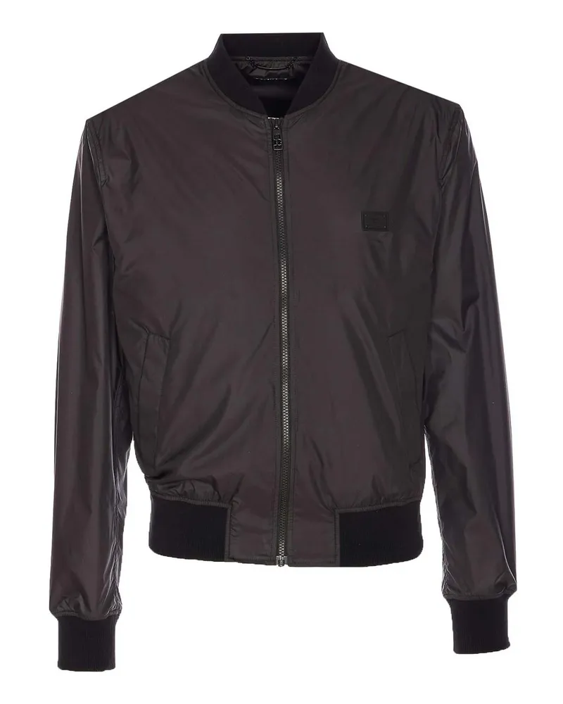 Dolce & Gabbana Bomberjacke - Schwarz Schwarz