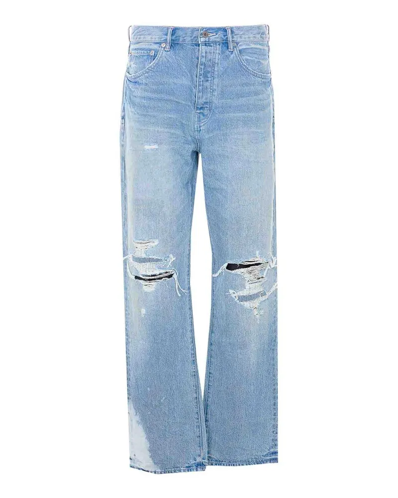 PURPLE BRAND Straight Leg Jeans - Blau Blau