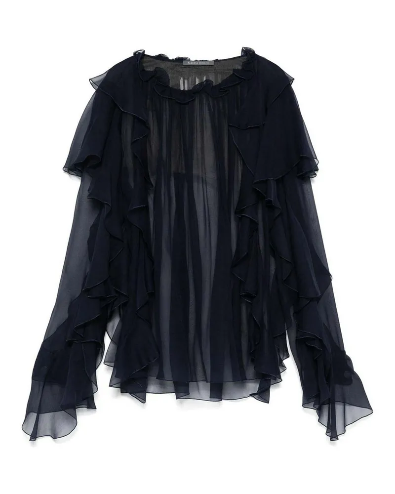 Alberta Ferretti Bluse - Blau Blau