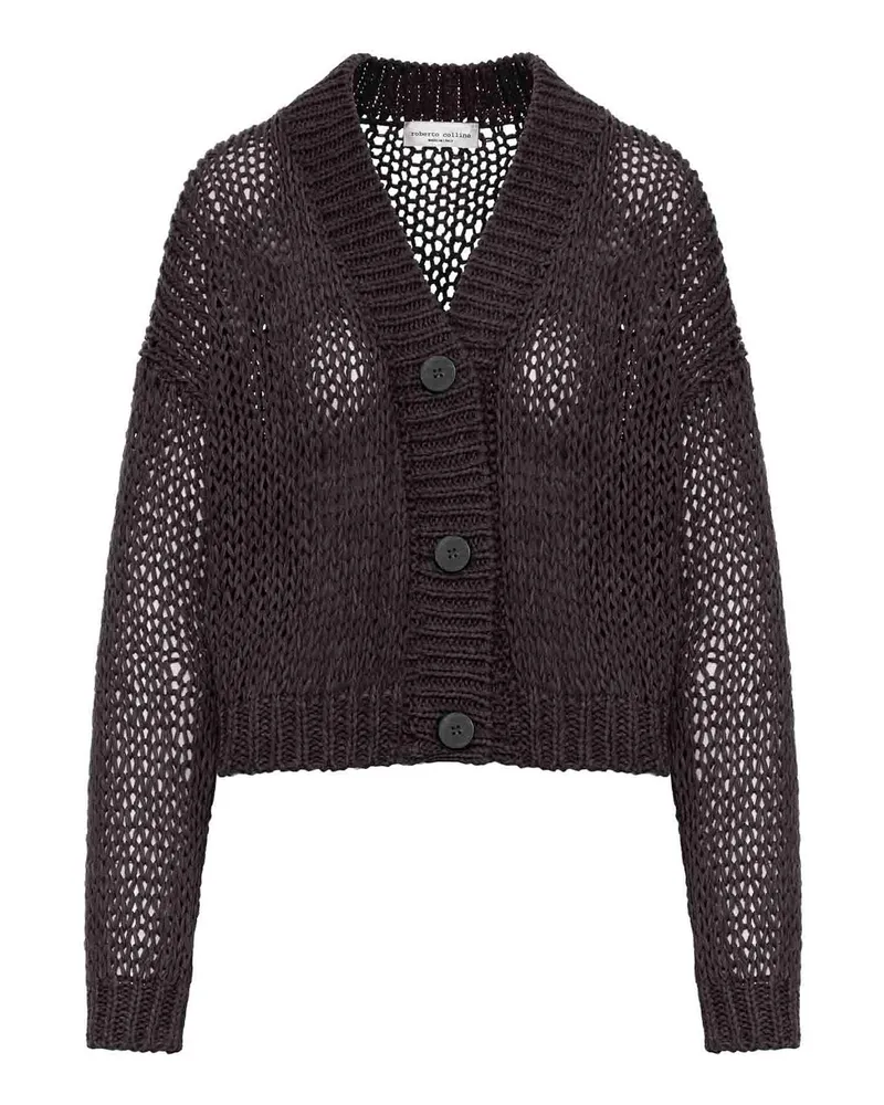 Roberto Collina Cardigan - Braun Braun