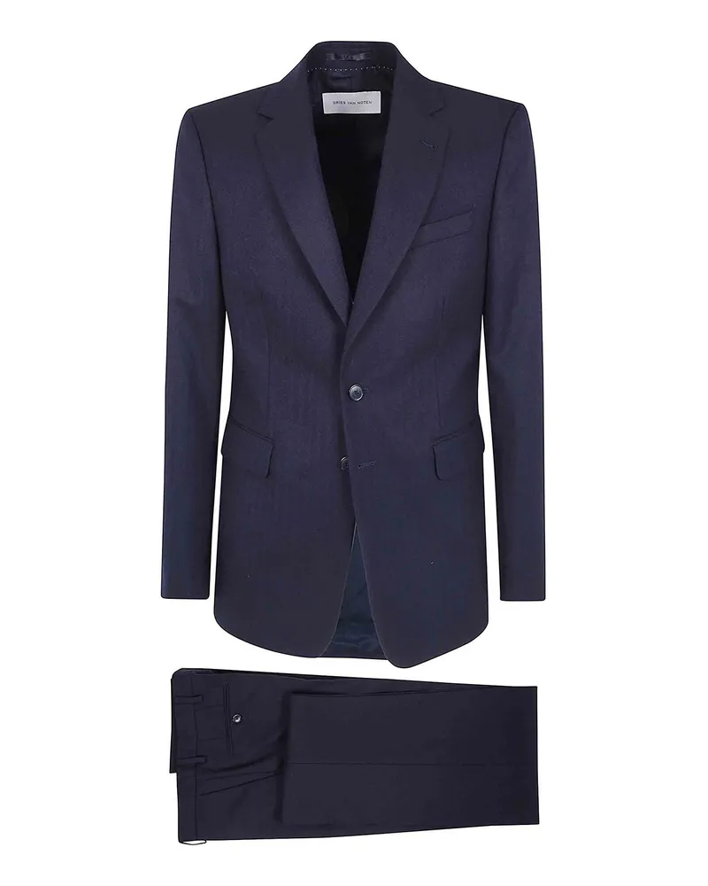 Dries van Noten Eleganter Anzug - Blau Blau