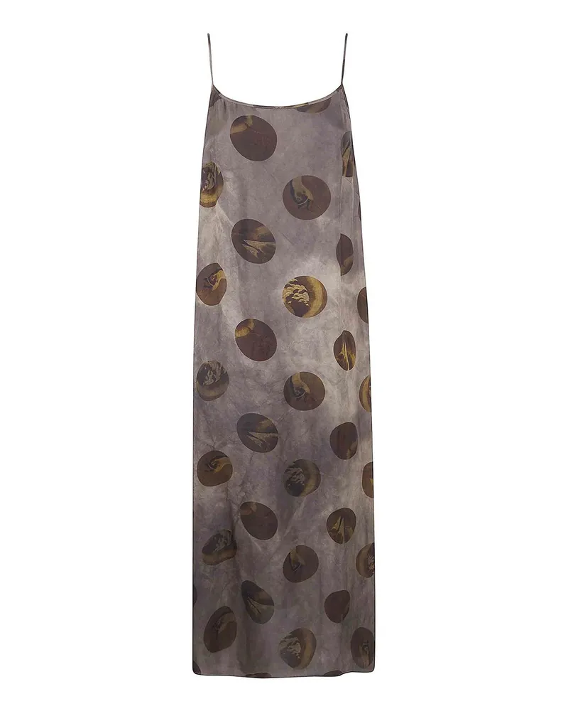 Uma Wang Maxikleid - Grau Grau