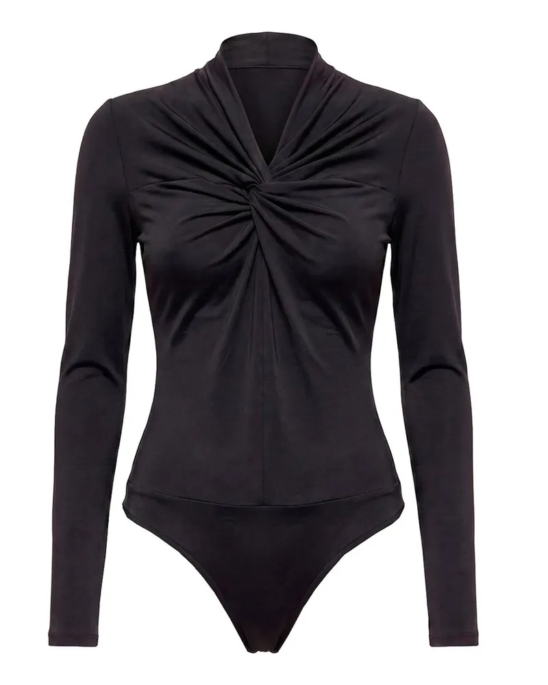 NISSA Top - Schwarz Schwarz