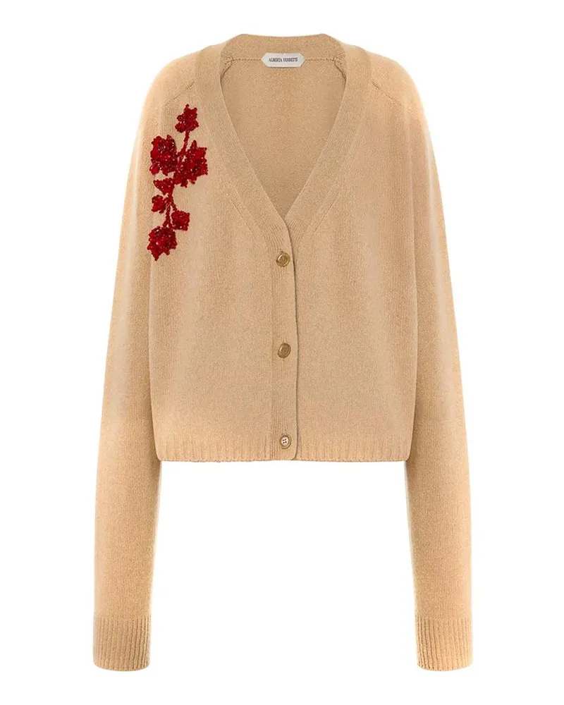 Alberta Ferretti Rundhalspullover - Beige Beige