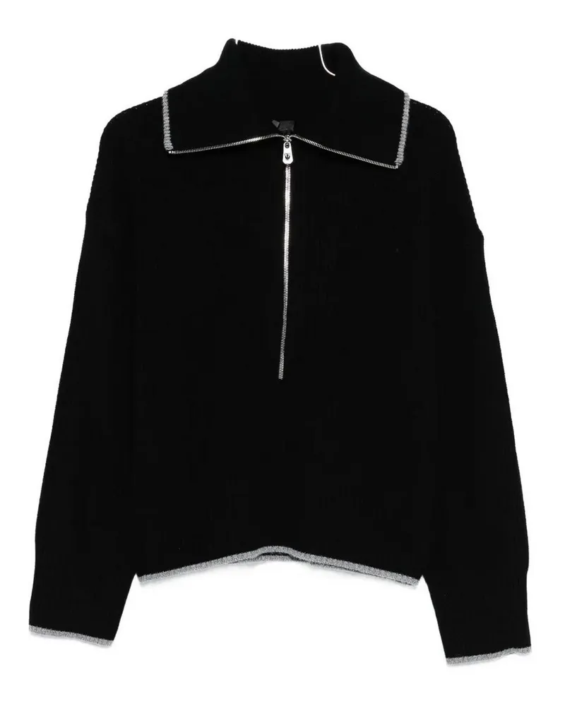 Pinko Rundhalspullover - Schwarz Schwarz
