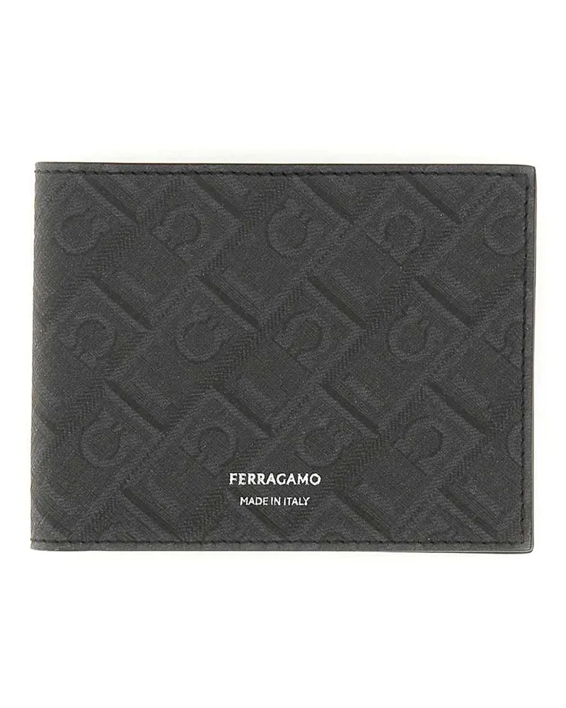 Ferragamo Portemonnaie - Schwarz Schwarz