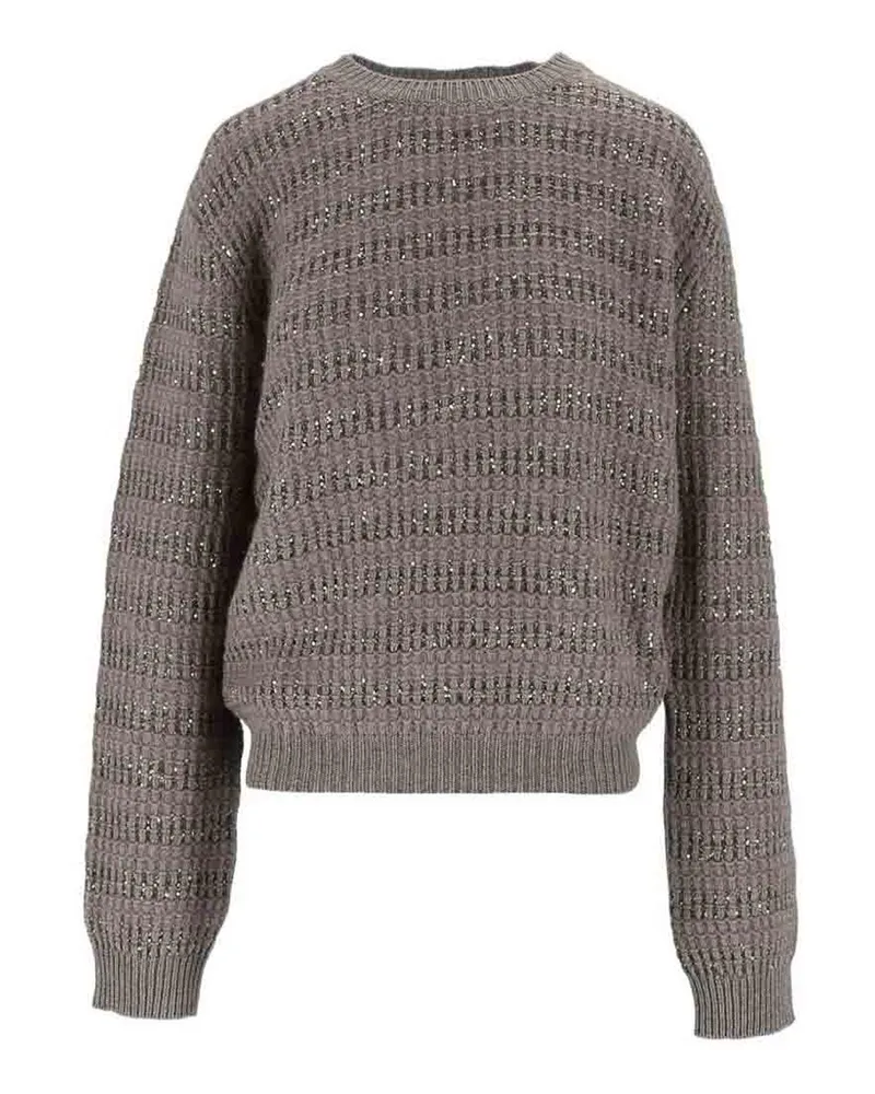 Fabiana Filippi Rundhalspullover - Beige Beige