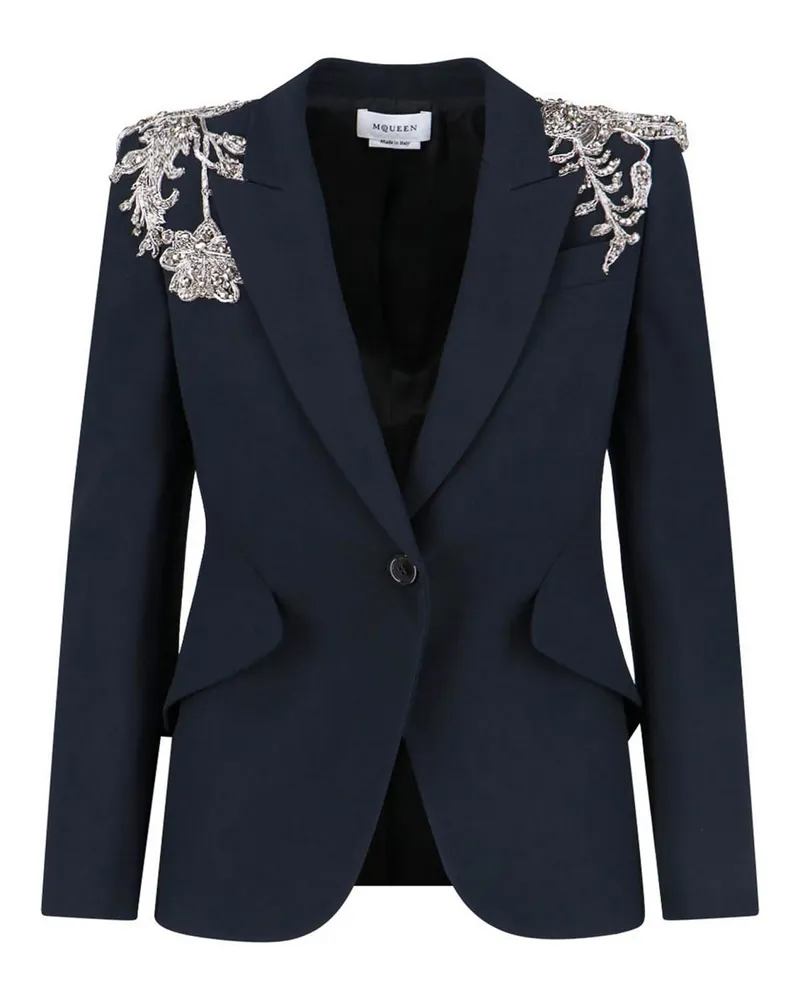Alexander McQueen Blazer - Schwarz Schwarz