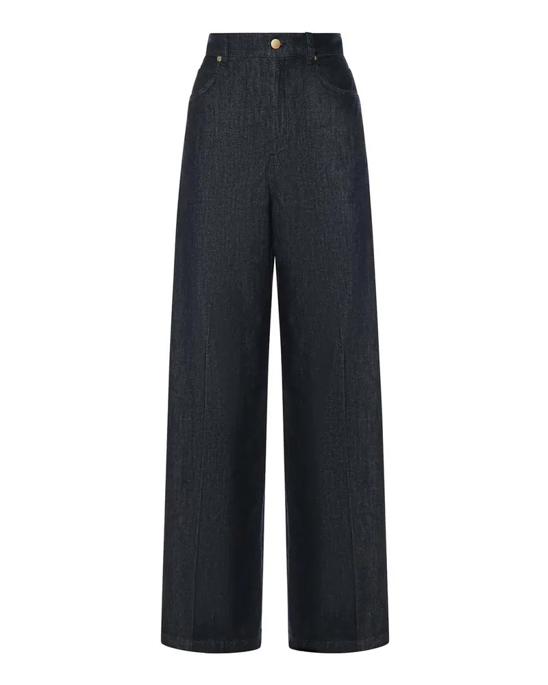 Max Mara Straight Leg Jeans - Blau Blau