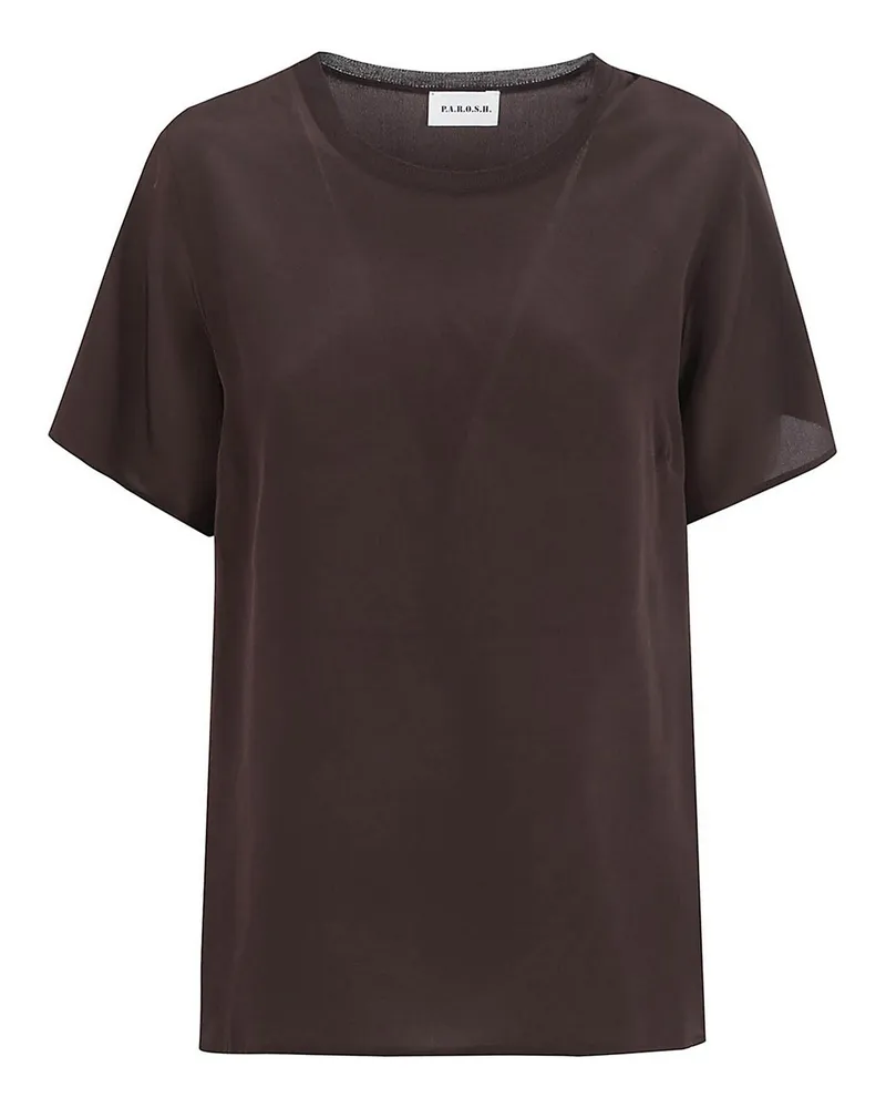P.A.R.O.S.H. P. A.R. O.S. H. Bluse - Braun Braun