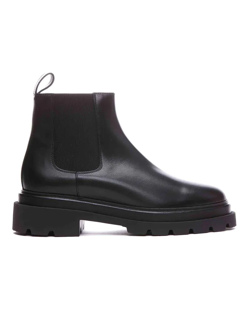 Santoni Stiefel - Schwarz Schwarz