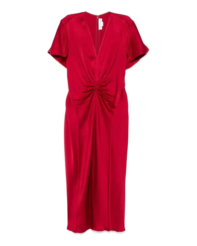 Victoria Beckham Knielanges Kleid - Rot Rot