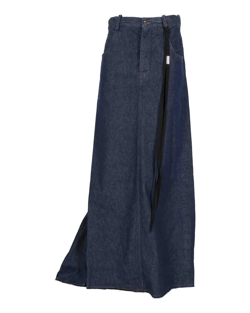 Ann Demeulemeester Midirock - Blau Blau