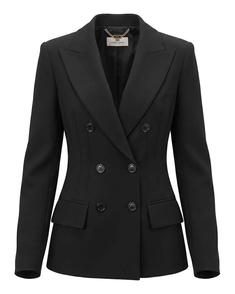 Elisabetta Franchi Casualjacke - Schwarz Schwarz