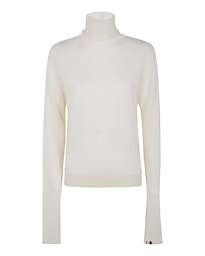 extreme cashmere Rundhalspullover - Weiß Weiß