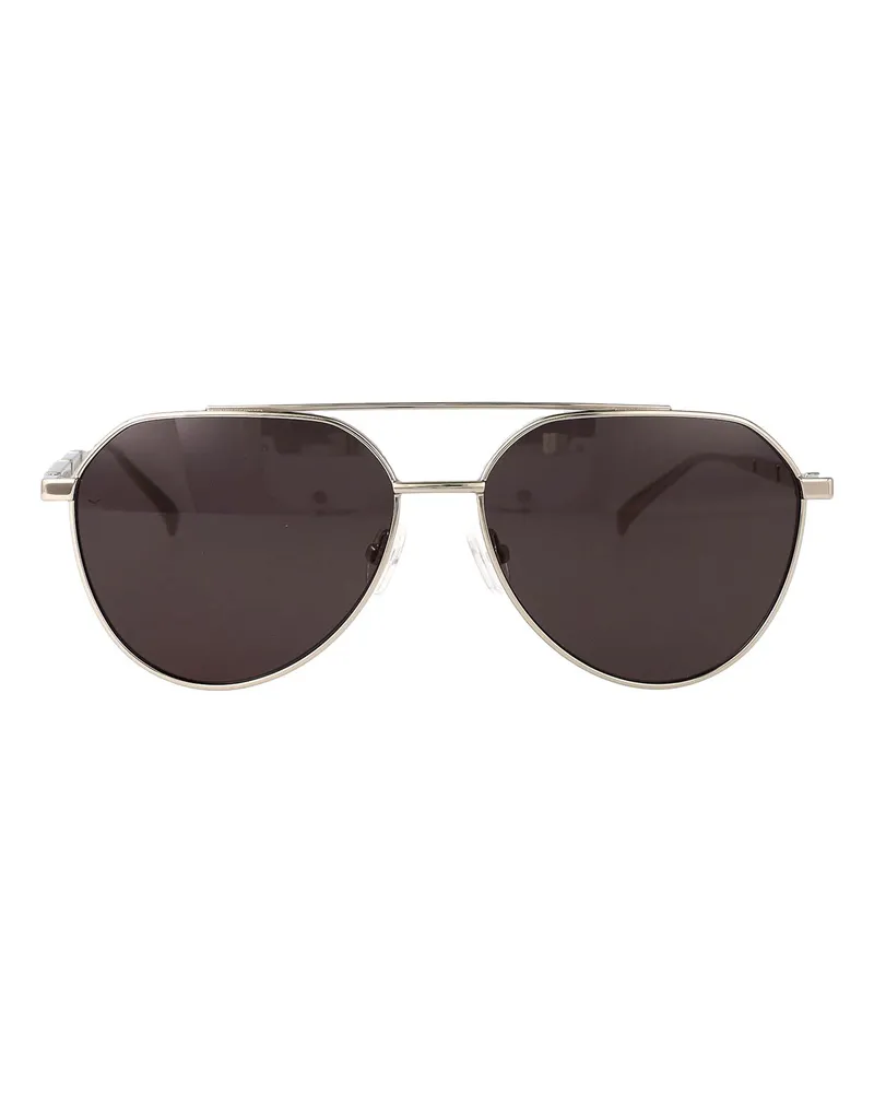 Alexander McQueen Sonnenbrille - Silber Silber