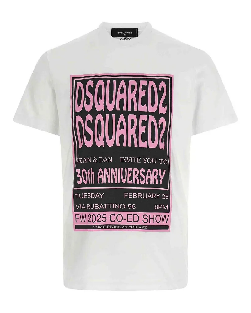 Dsquared2 T-Shirt - Weiß Weiß