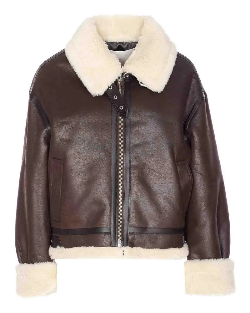 Dunst Lederjacke - Braun Braun