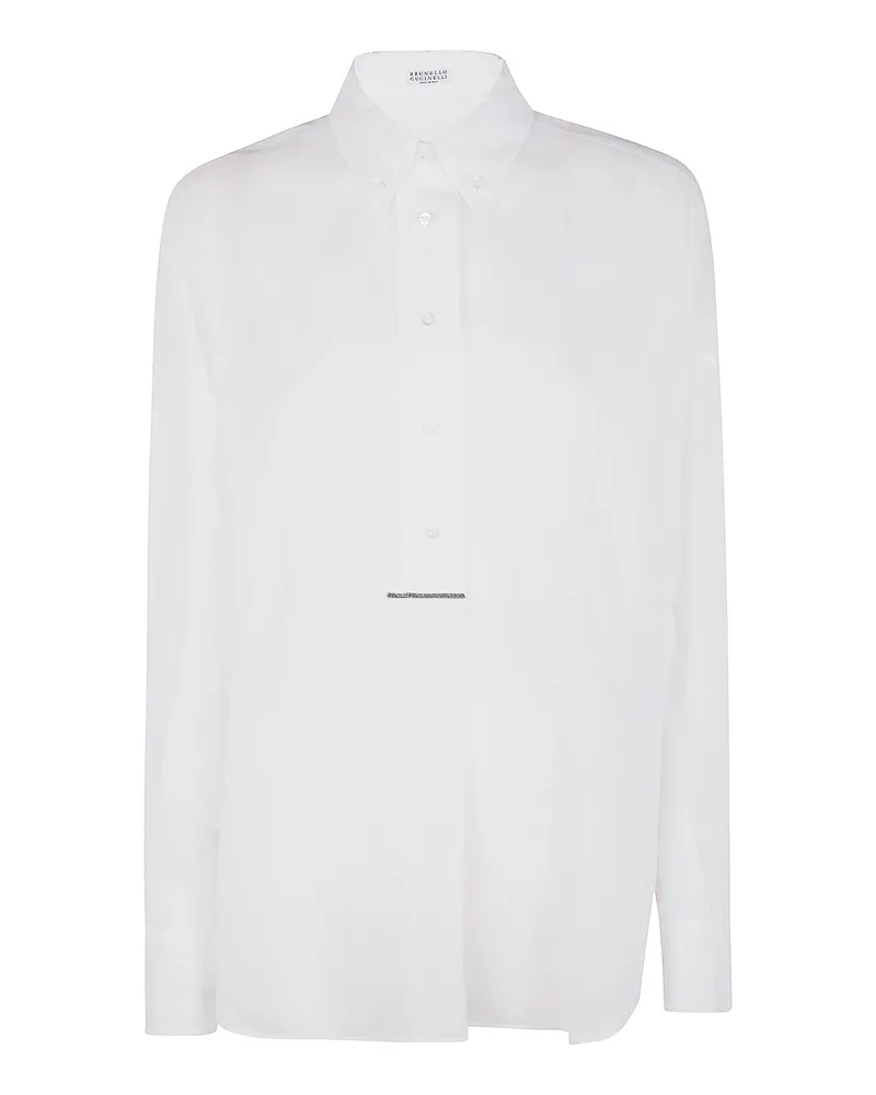 Brunello Cucinelli Hemd - Weiß Weiß
