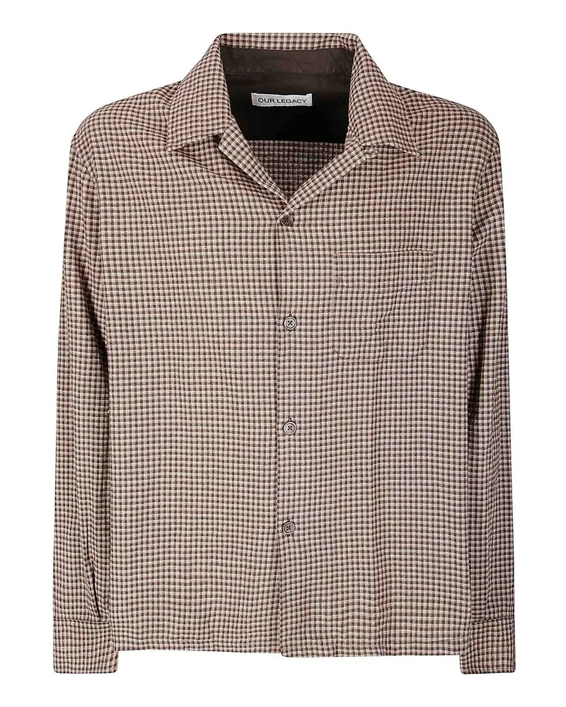 Our Legacy Hemd - Schwarz Schwarz
