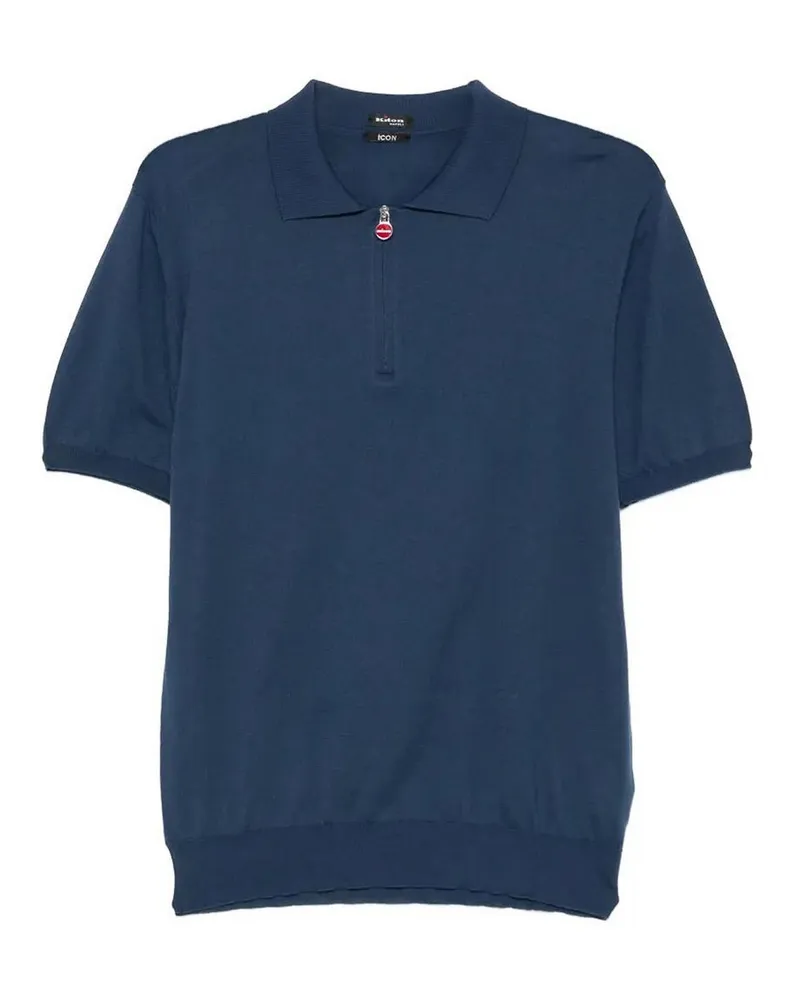 Kiton Poloshirt - Blau Blau