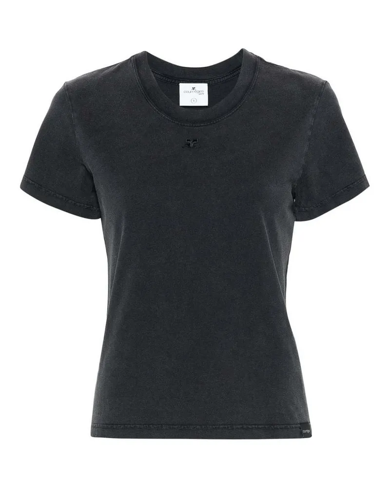 Courrèges T-Shirt - Grau Grau