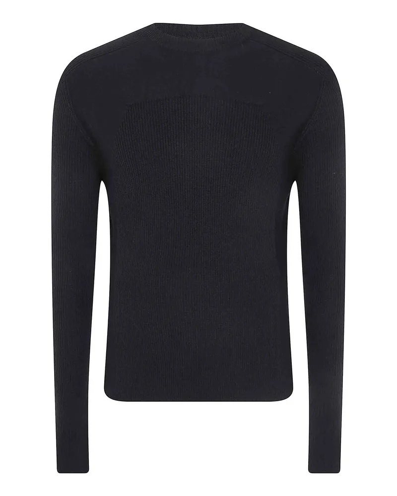 Rick Owens Rundhalspullover - Schwarz Schwarz