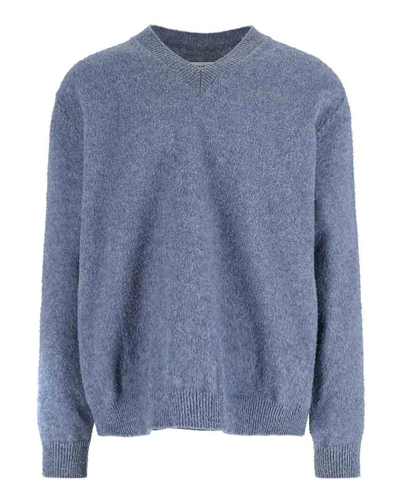 Maison Margiela U-Boot-Pullover - Blau Blau